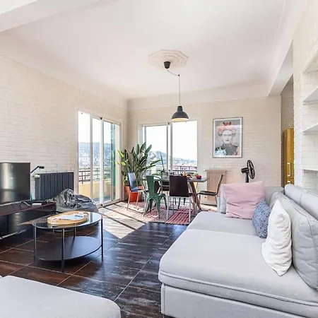 Apartamento Penthouse 2bedroms 6pax- Views 45m2 Terrace Niza